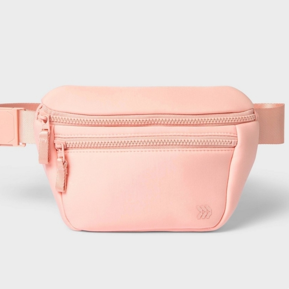 All in Motion Belt Bag In Blush. NWT